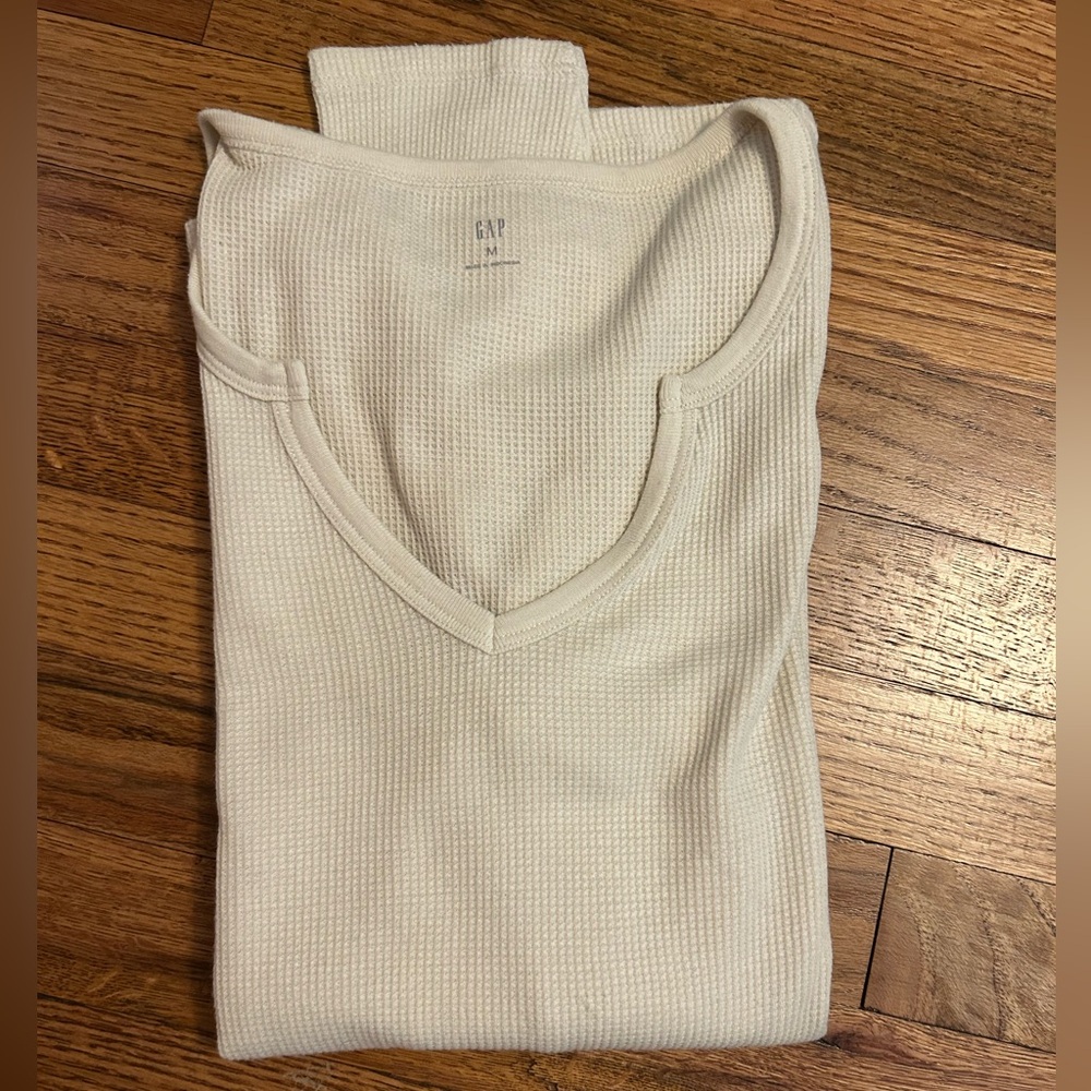 Gap Factory Fitted Waffle-Knit PJ T-Shirt (set of 2) - Picture 8 of 9